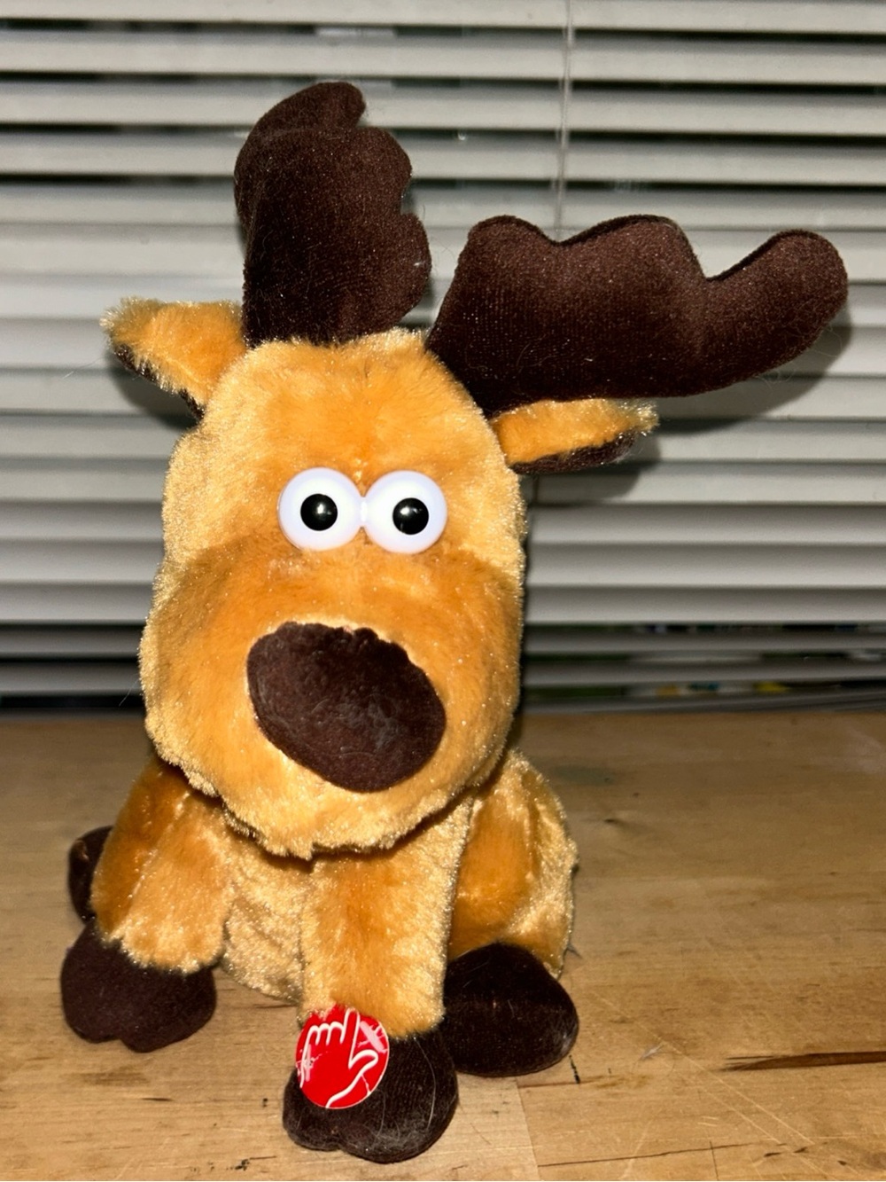 Dan Dee Collector's Choice Moose Plush Stuffed Animal Brown Tan 12" Vintage 2001